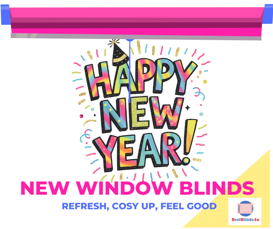 Happy New Year & window blinds